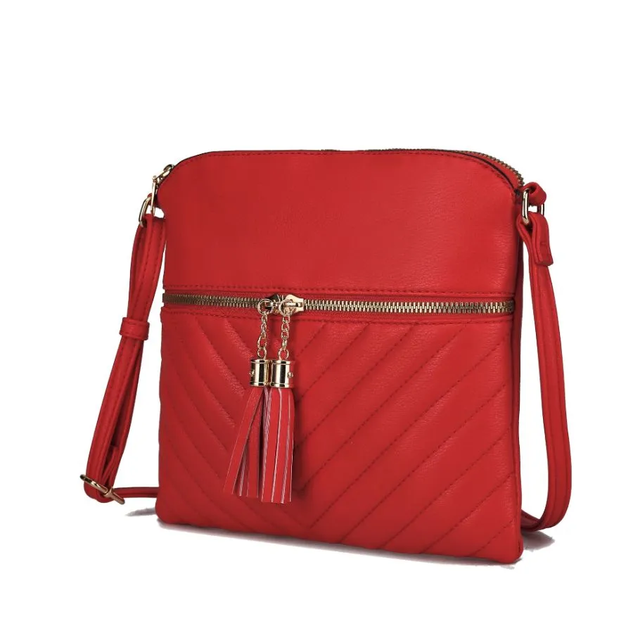 Winnie Quilted Vegan Leather Women’s Crossbody
