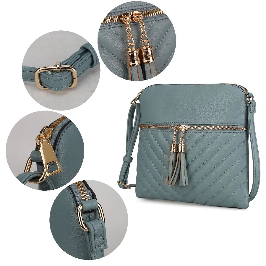 Winnie Quilted Vegan Leather Women’s Crossbody