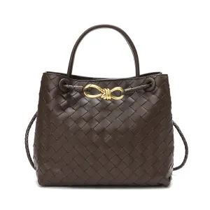 Woven Leather Top-handle/ Shoulder Bag