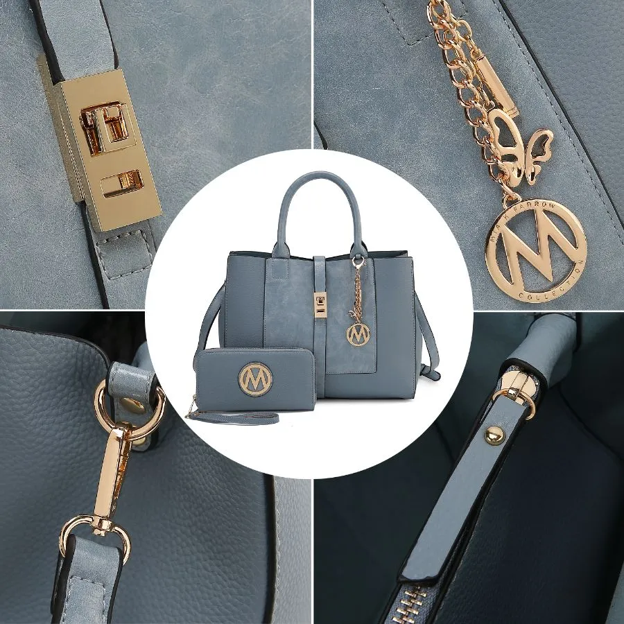 Yola Satchel Handbag with Wallet