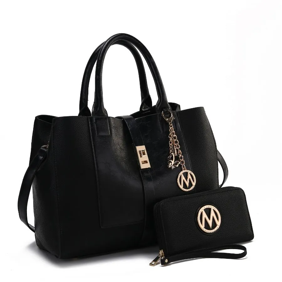 Yola Satchel Handbag with Wallet