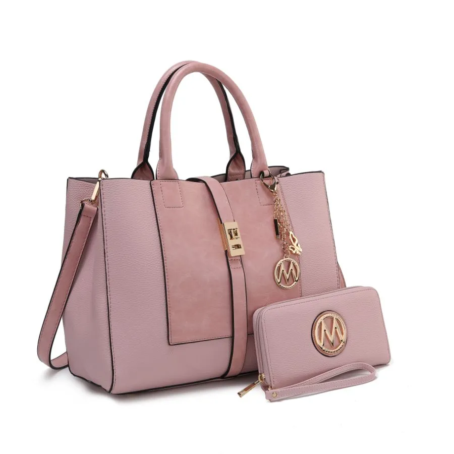 Yola Satchel Handbag with Wallet