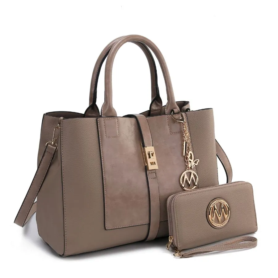 Yola Satchel Handbag with Wallet
