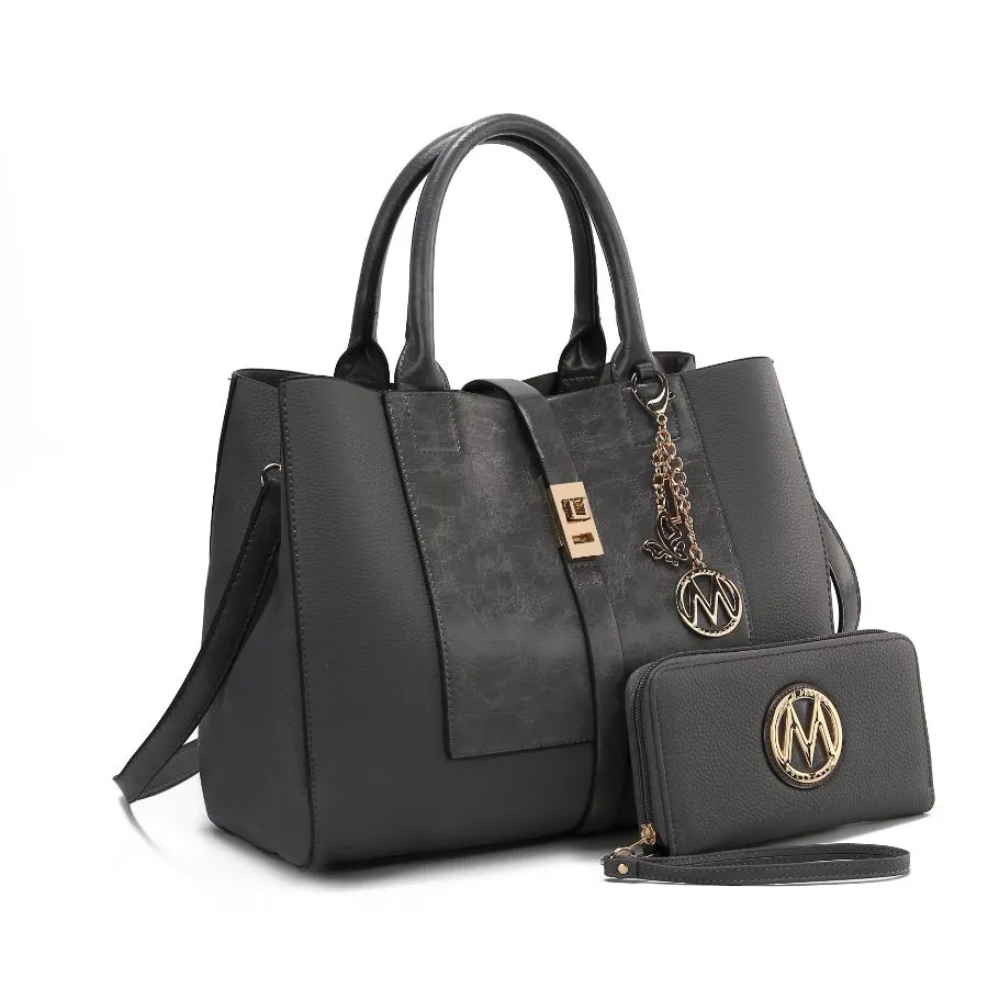 Yola Satchel Handbag with Wallet