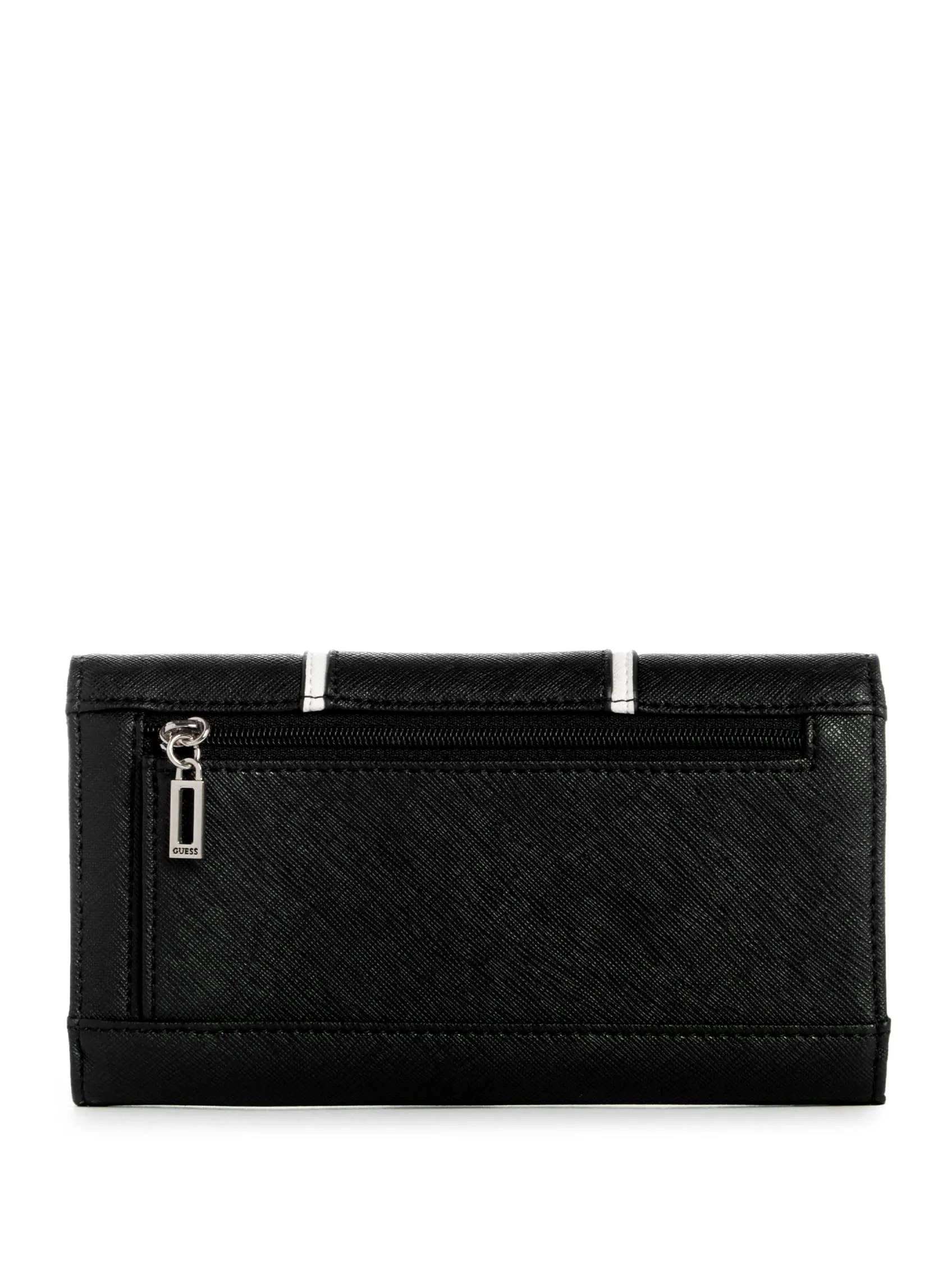 Zadora Faux-Leather Slim Clutch