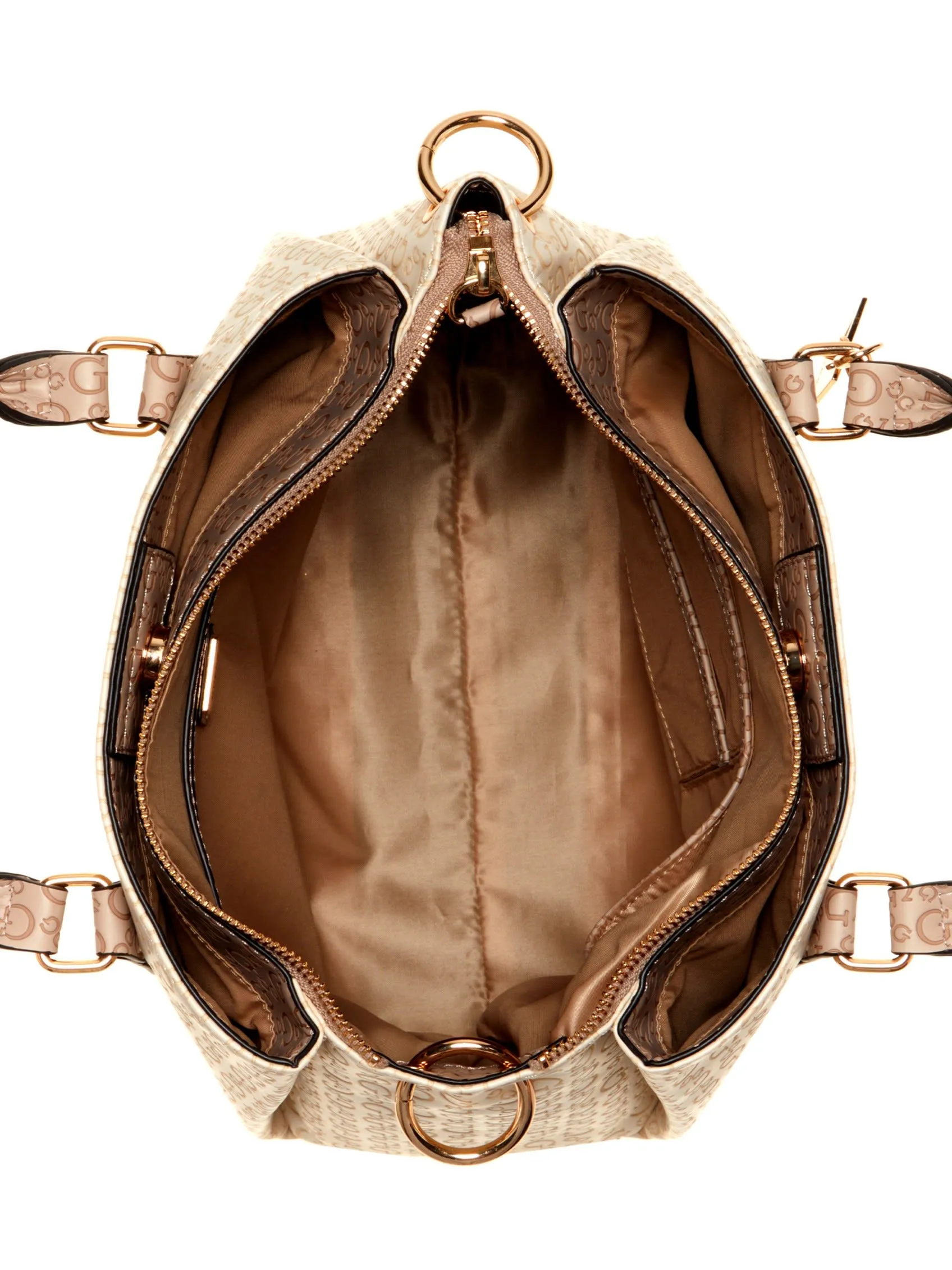 Zakaria Embossed Logo Satchel